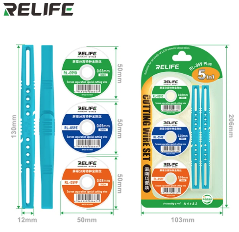 Набор струн для разделения дисплейных модулей Relife RL-059